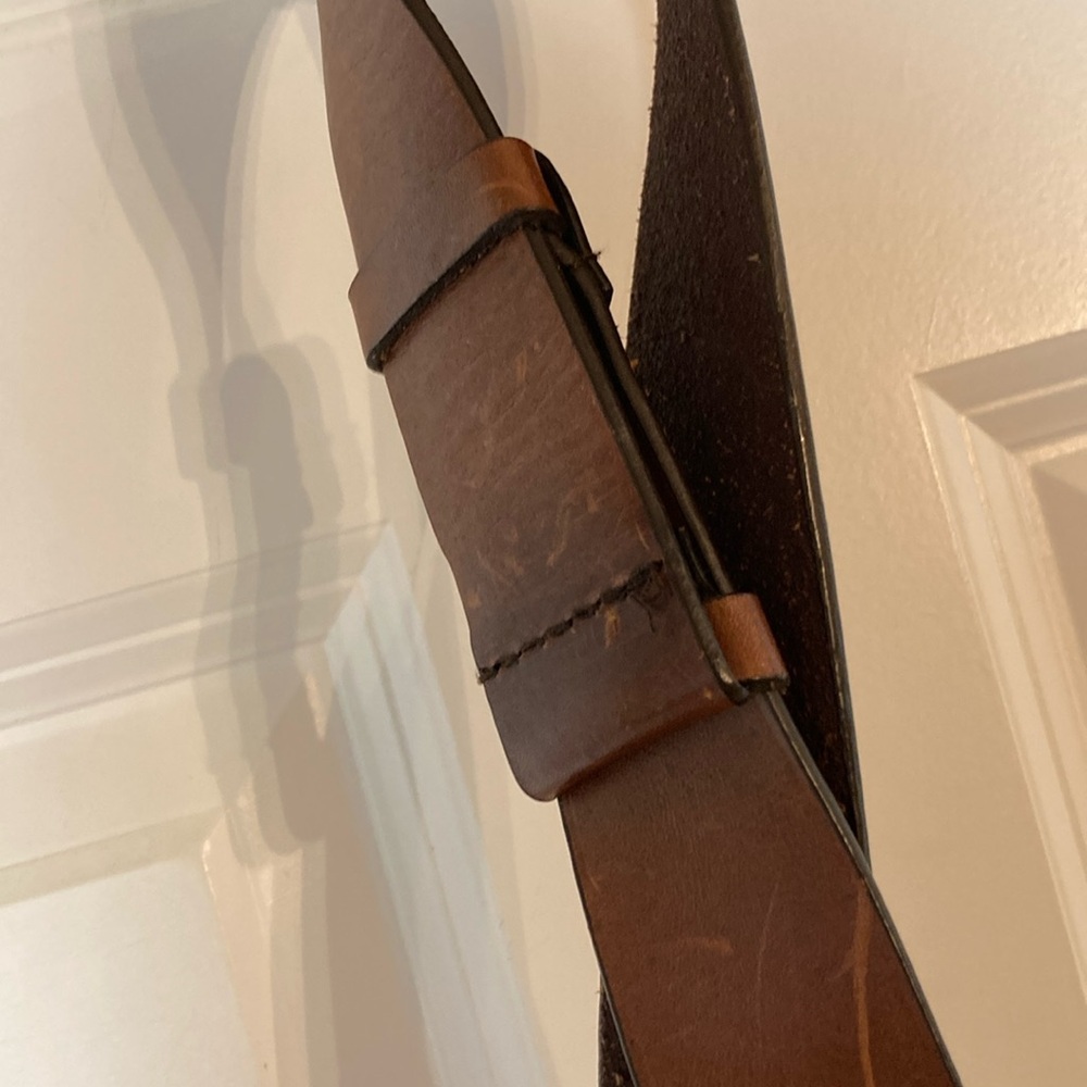 Chico’s Brown Leather Adjustable Belt - Picture 6 of 13